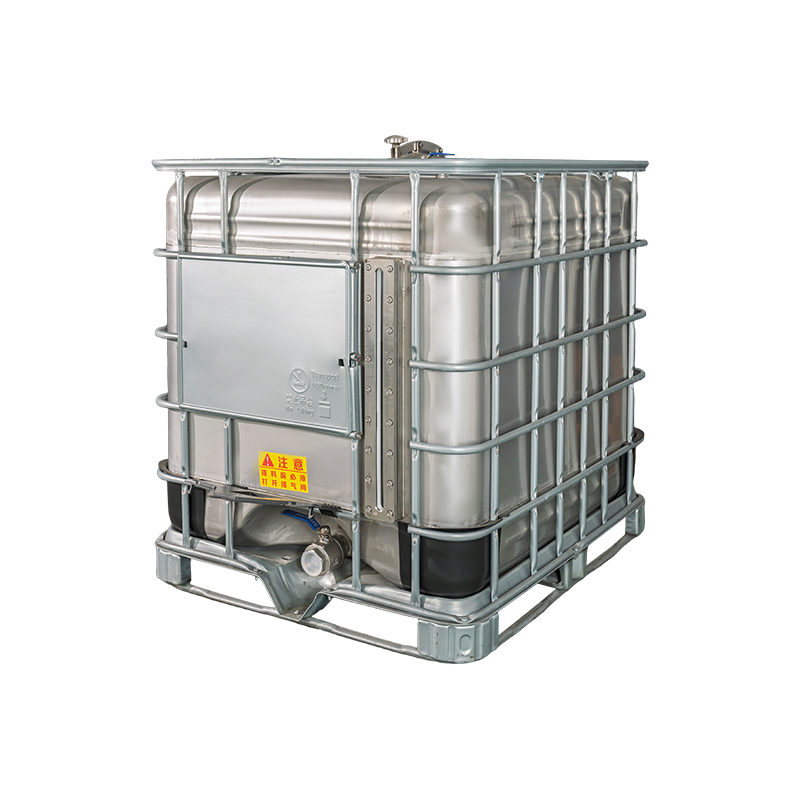 1000L 304 Stainless Steel IBC Tonne Container with Sight Glass